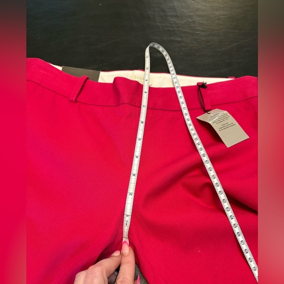 J. Crew Stretch Winnie Pant City Fit Pink Straight Leg Pants size 8P NWT - Picture 13 of 16